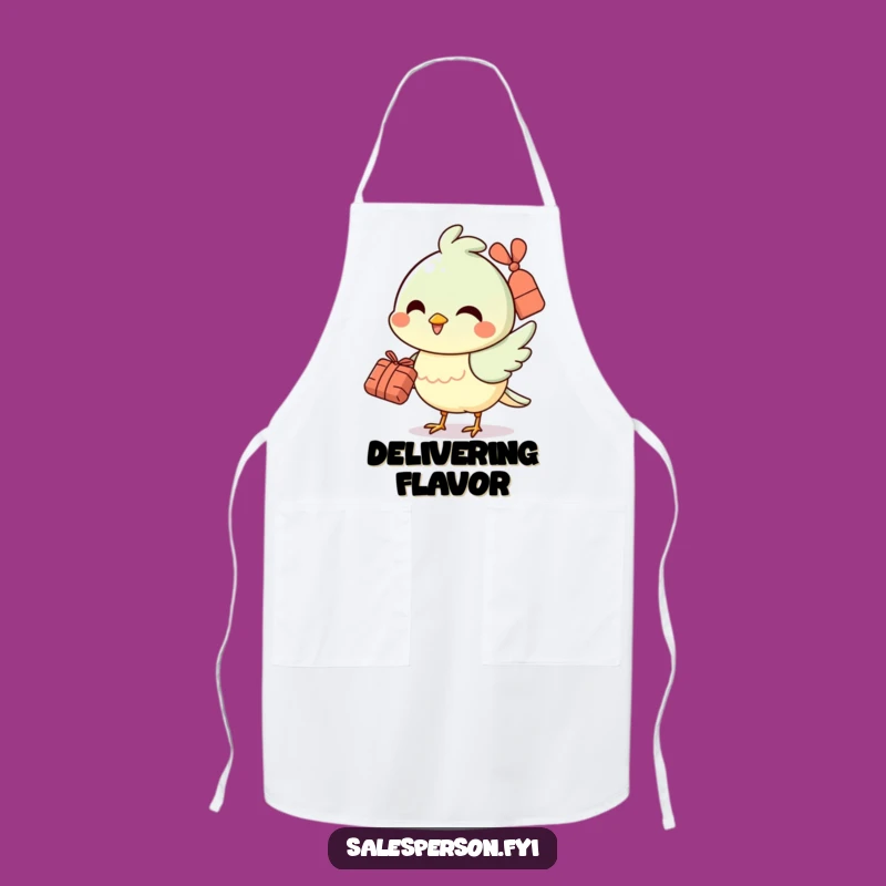 Funny Bird Delivery Apron: Cook with Cheer and Spread Smiles