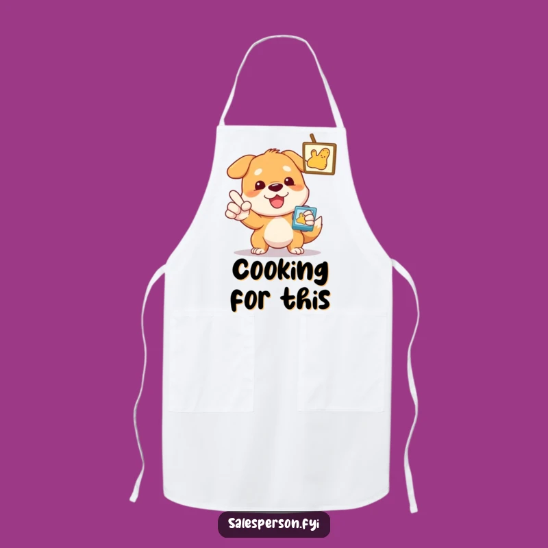 Funny Dog Chef Apron: Cook with Culinary Confidence and Flair!