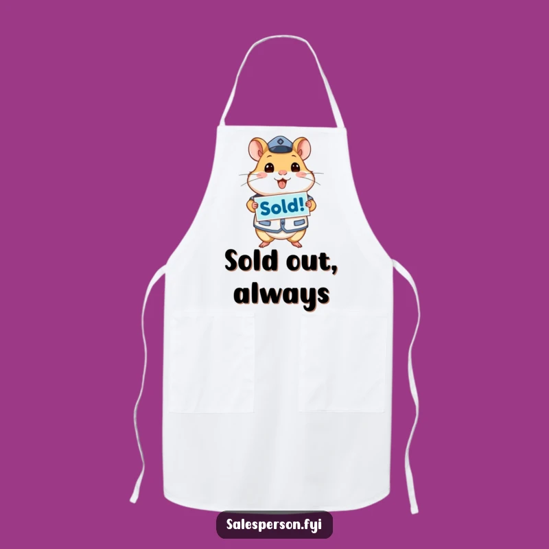 Funny Hamster Apron, Kitchen Uniform Sold! Sign Wear, Chef Gift