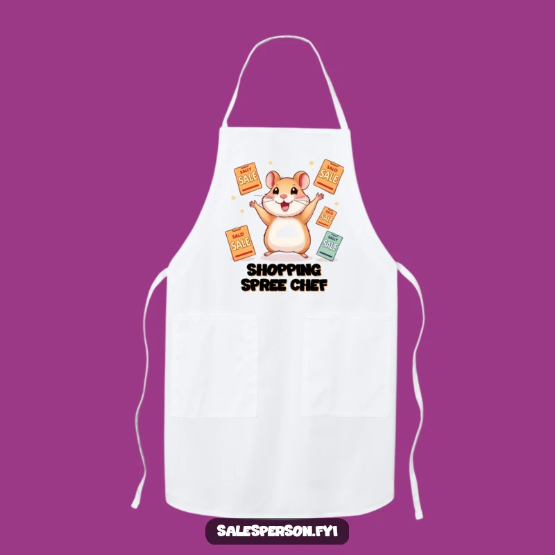 Funny Hamster Juggling Sale Flyers Apron: Cook Up Some Laughter