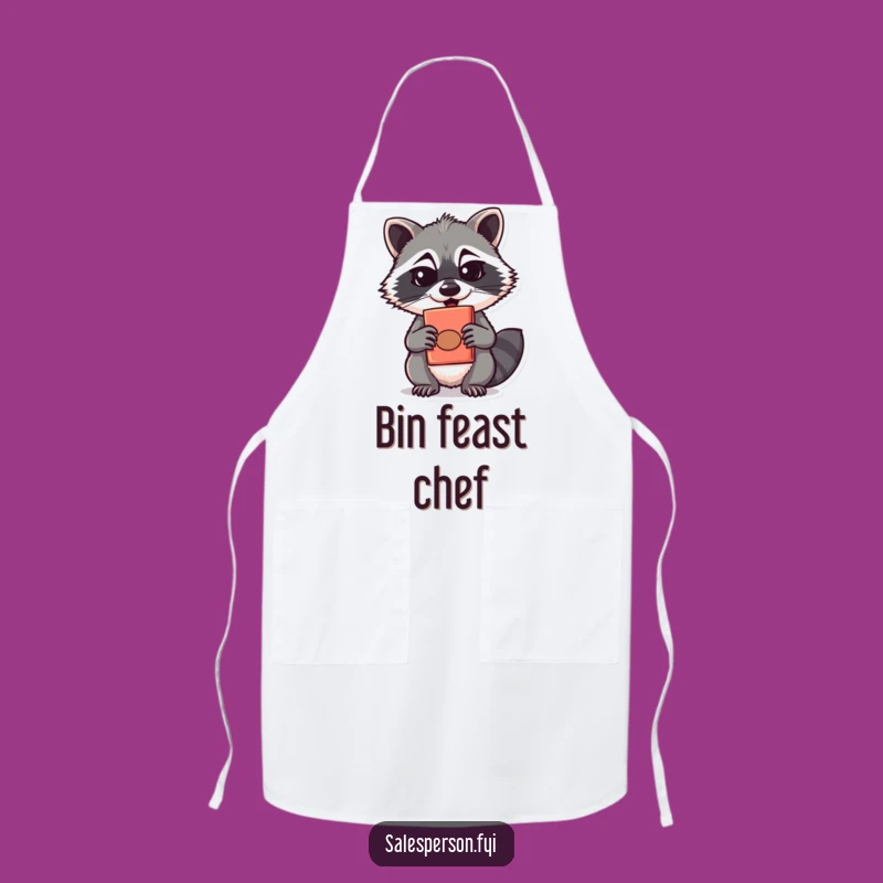 Funny Raccoon Apron: Cook Up Fun with a Sly, Quirky Kitchen Companion
