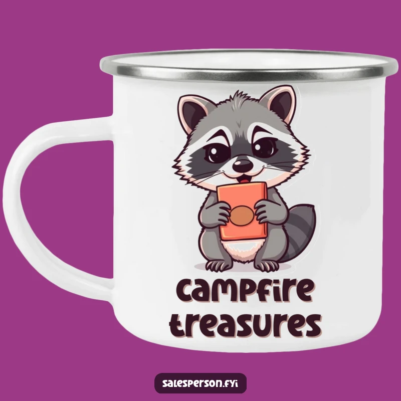 Funny Raccoon Camping Mug: Your Companion for Quirky Outdoor Adventures