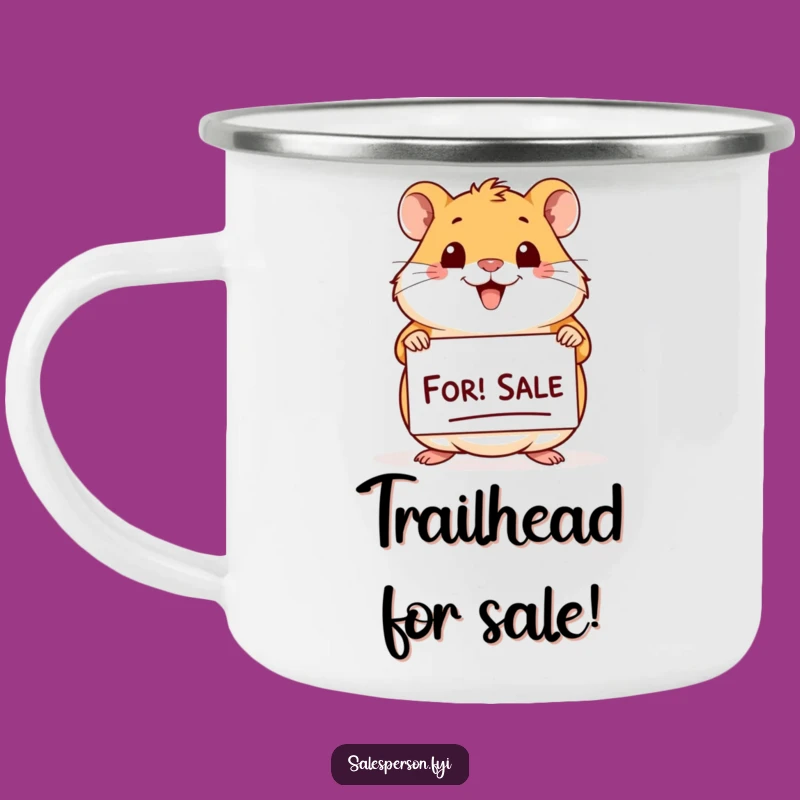 Funny Hamster For Sale Camping Mug: Adventure Ready & Hilarious Gift