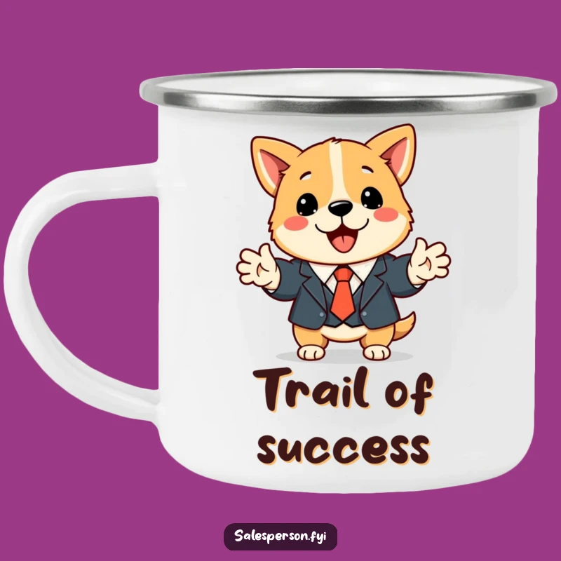 Funny Dog Business Camping Mug A Professional Companion For Adventures