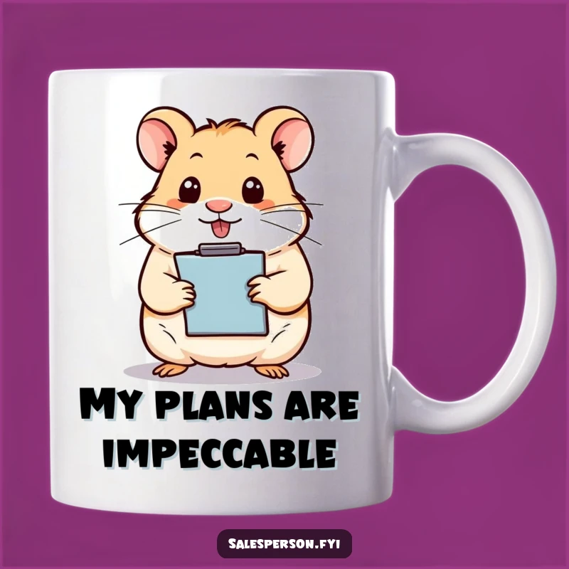 Funny Hamster Clipboard Mug: The Ultimate Funny Gift for Organized Pet Lovers