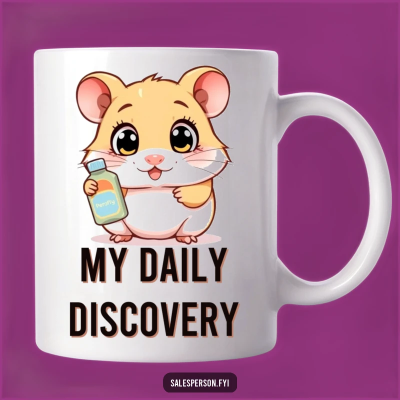 Funny Hamster Product Mug: Enthusiastic Demo, Perfect Gift for Gadget Lovers