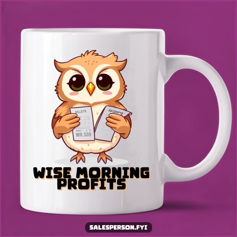 Funny Owl Accountant Mug: A Hilarious Gift for Savvy Financial Whizzes