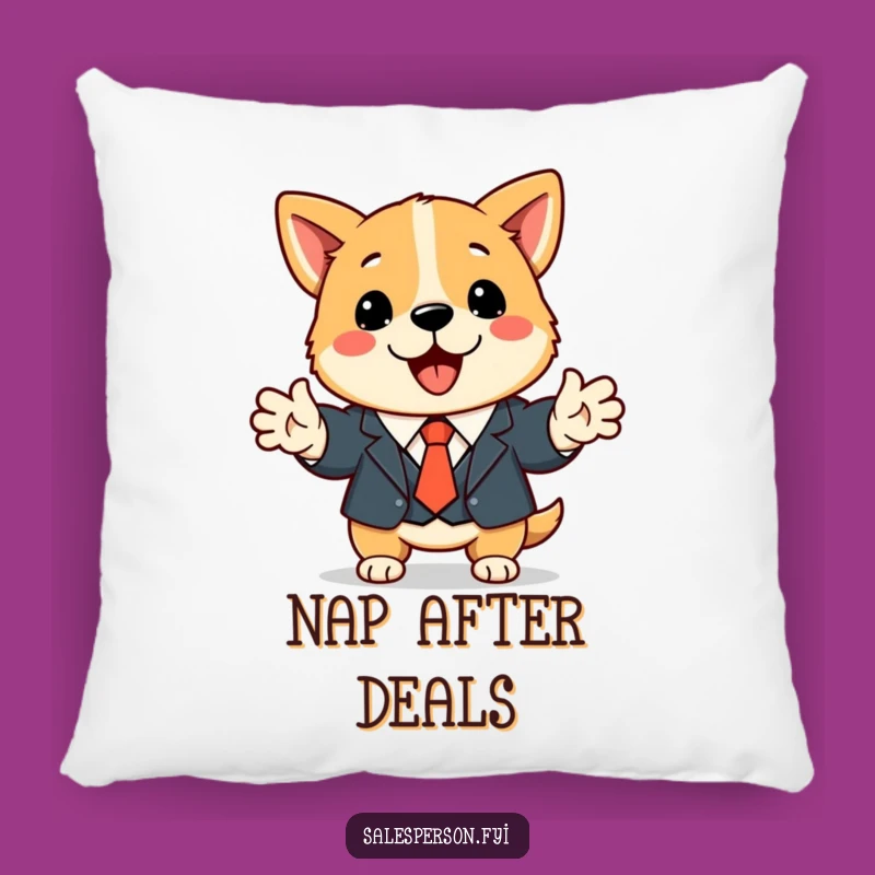 Funny Dog Business Pillow A Professional Accent For Any Room