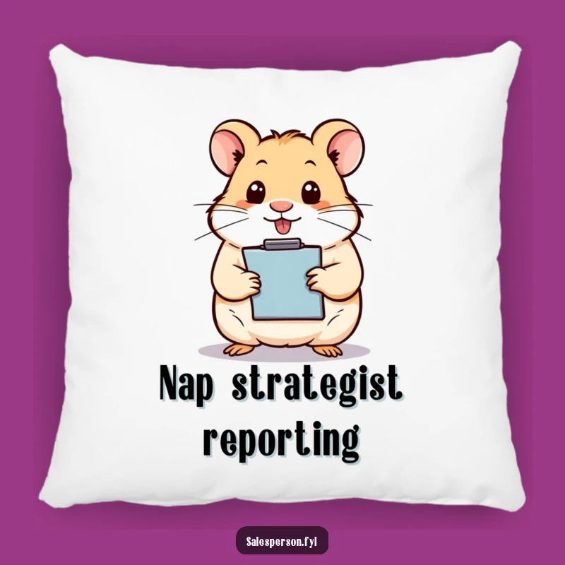 Funny Hamster Clipboard Pillow: Comfy & Cute Organizer, Perfect Funny Gift