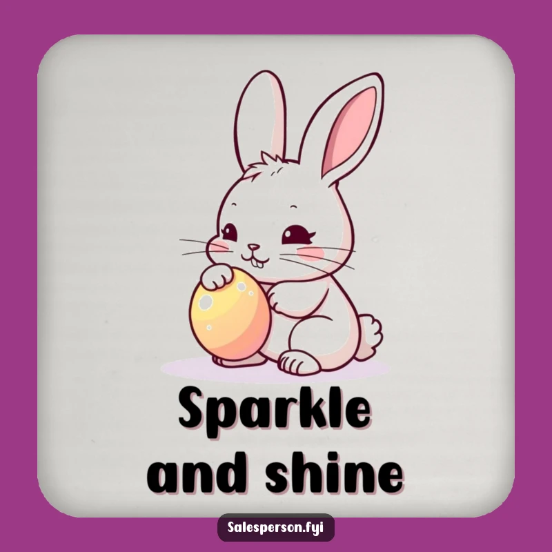 Funny Bunny Polishing Coasters: Protect Surfaces with Humorous Precision