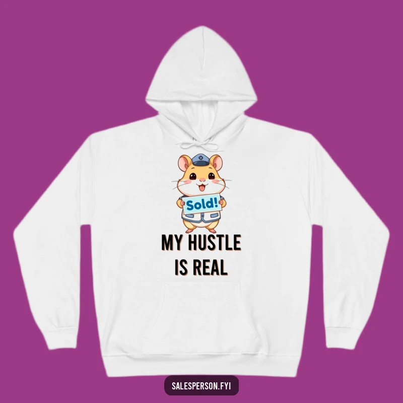 Funny Hamster Hoodie, Cozy Uniform Sold! Sign Sweatshirt, Realtor Gift