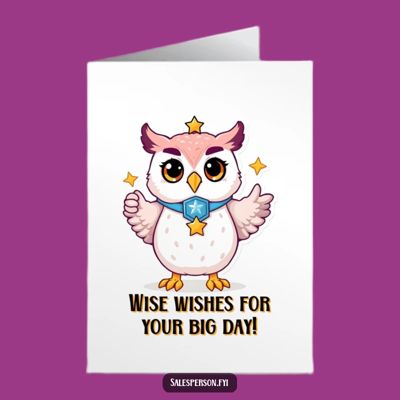 Free Printable Proud Owl Birthday Card: Celebrate Success with Funny Downloadable Art