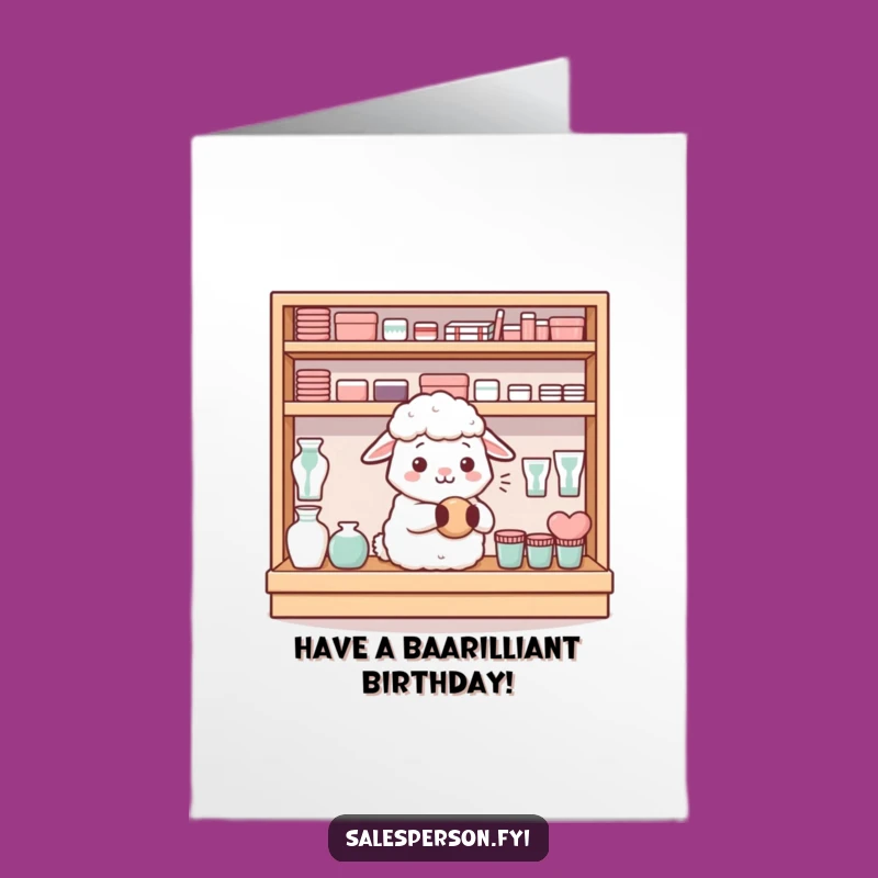 Free Printable Birthday Card: Content Sheep's Perfectly Arranged Day!