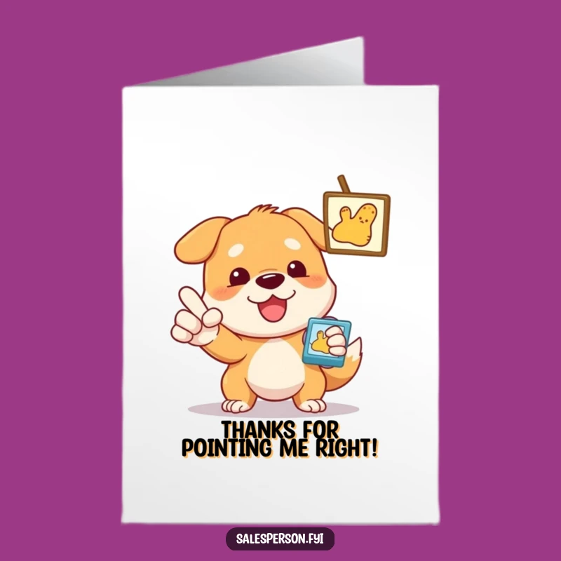 Free Printable Thank You Card: Loyal Dog's Gratitude Downloadable for Thanks