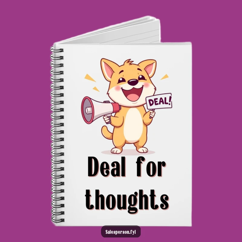 Funny Dog Deal Notebook: Record Deals & Hilarious Notes!