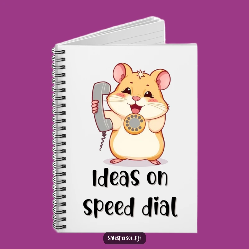 Funny Hamster Ideas Notebook: Jot Down Your Thoughts with This Hilarious Calling Companion