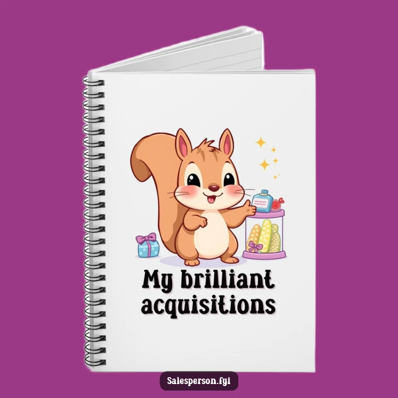 Funny Squirrel Wishlist Notebook: Jot Down Your Desires with This Amusing Keeper