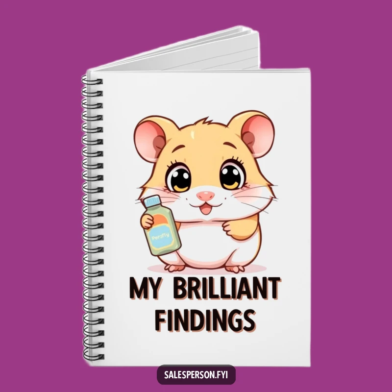 Funny Hamster Product Notebook: Jot Down Ideas with Wide-Eyed Wonder