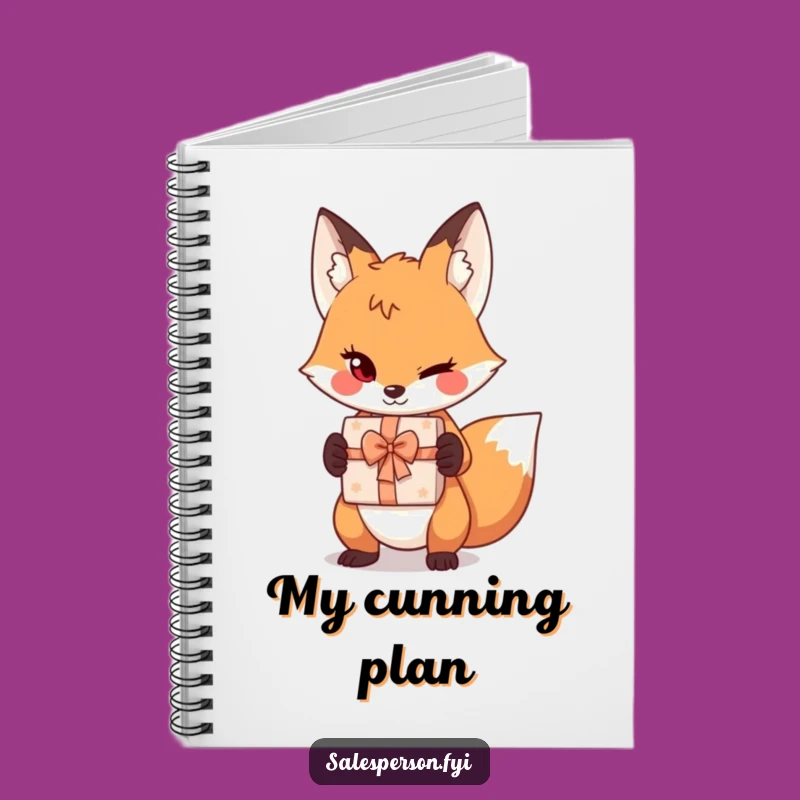 Funny Sly Fox Notebook - Jot Down Funny Ideas with Cunning Flair