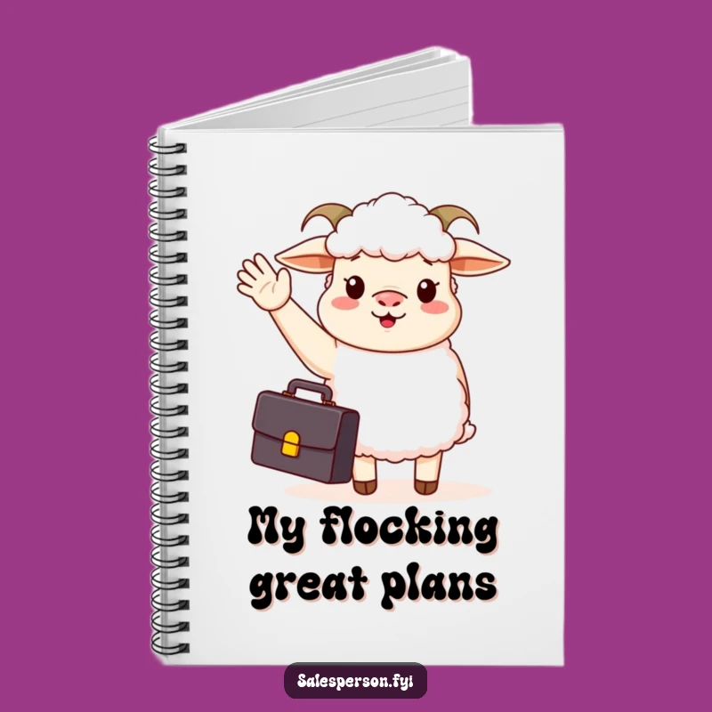 Funny Business Sheep Notebook: Plan Your Success, Awesome Funny Gift!