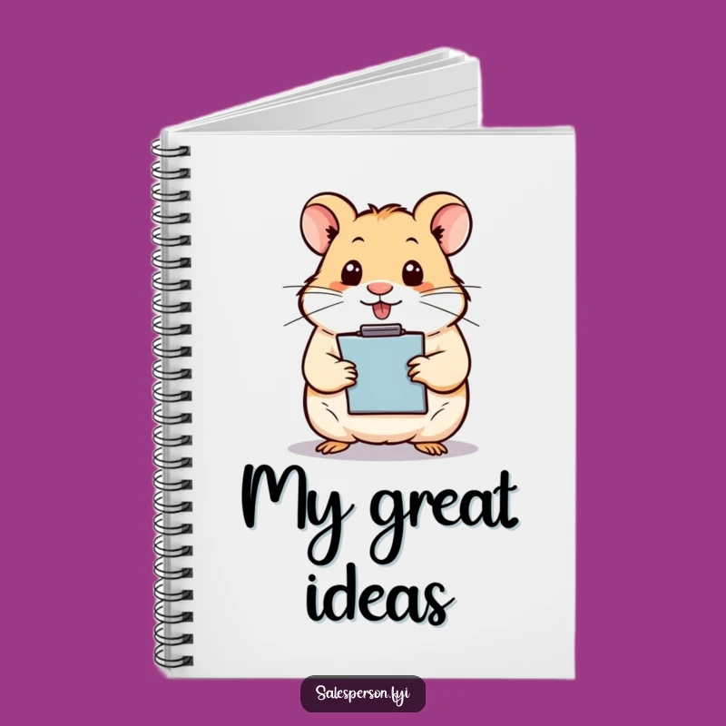Funny Hamster Clipboard Notebook: Jot Down Ideas, The Perfect Funny Gift!