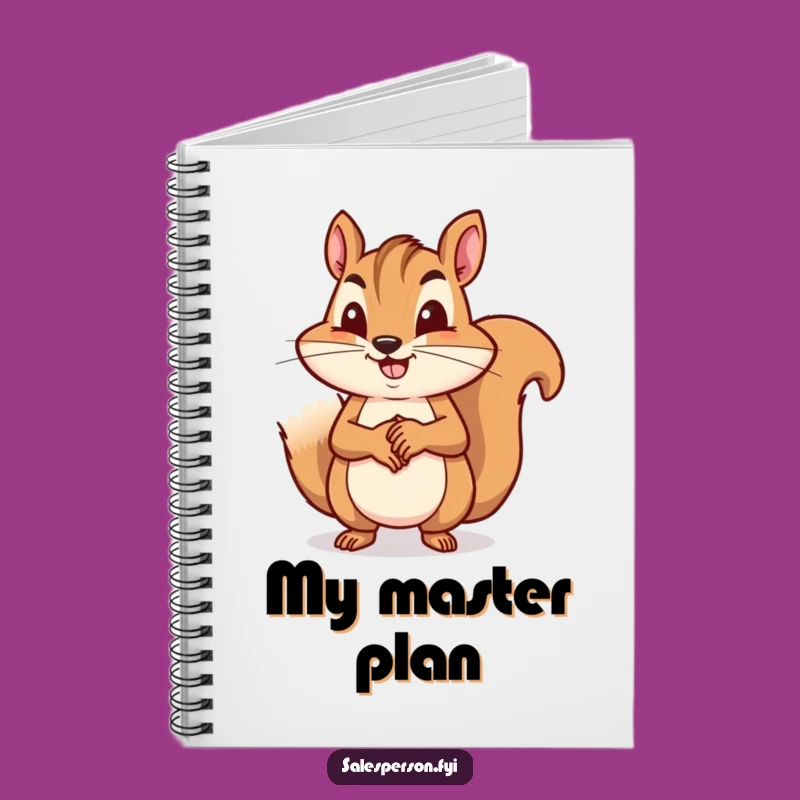 Funny Squirrel Handshake Notebook: Jot Down Deals with Business Cartoon Humor