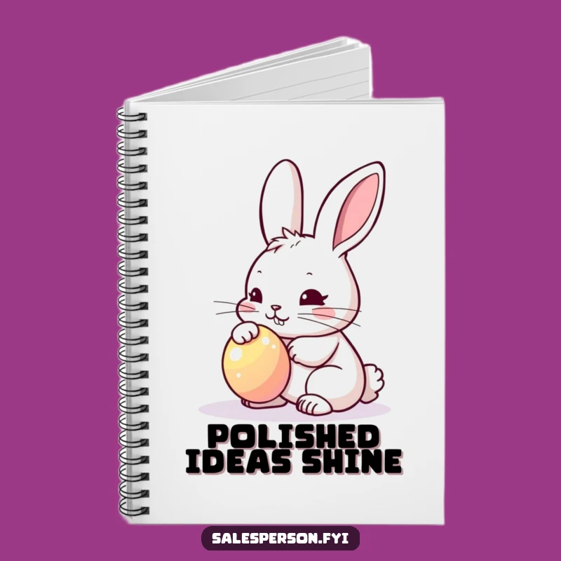 Funny Bunny Polishing Notebook: Tidy Notes & Hilarious Ideas