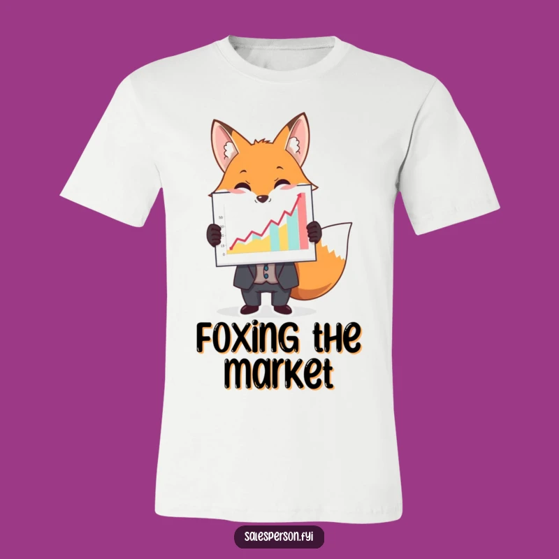 Suits and Success Fox T-Shirt: Look Sharp, Laugh Hard, Funny Gift!