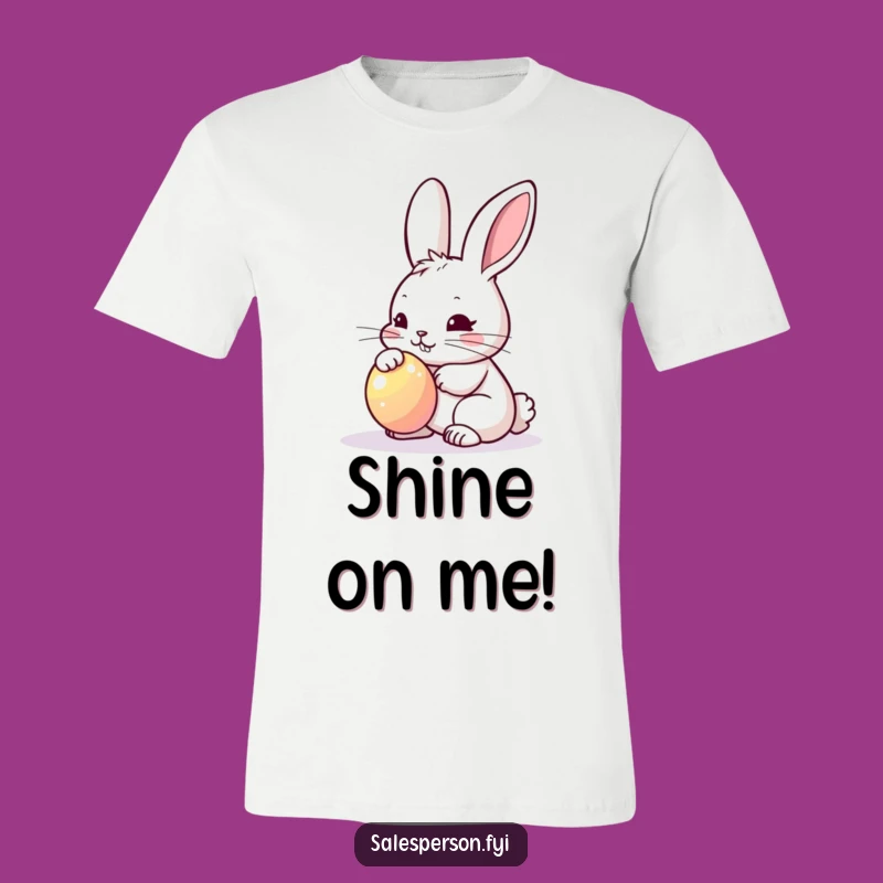 Funny Bunny Polishing T-Shirt: Dedicated & Hilarious Present