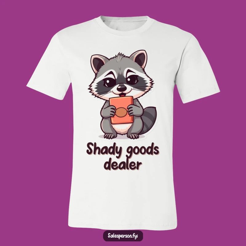 Funny Raccoon Tee: Showcase Your Love for Quirky Finds and Mischief